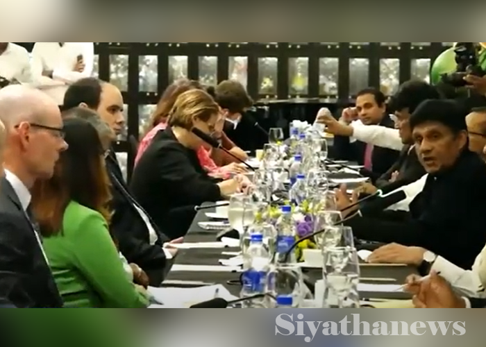 සජිත් සහ රටවල් 12ක තානාපතිවරුන් සහ මහකොමසාරිස්වරුන් පිරිසක් අතර හමුවක්