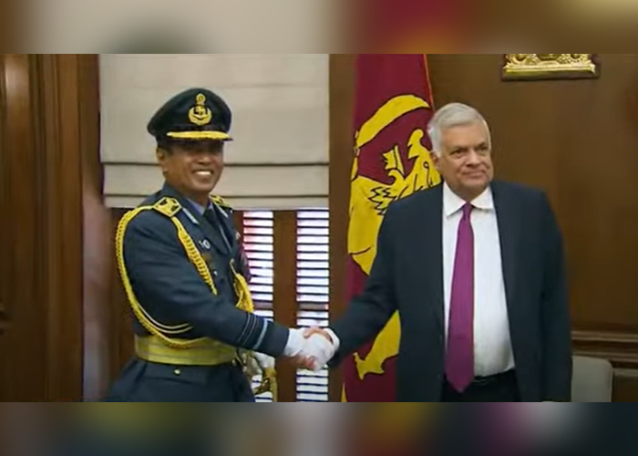නව ගුවන් හමුදාපති සහ ජනපති අතර හමුවක්