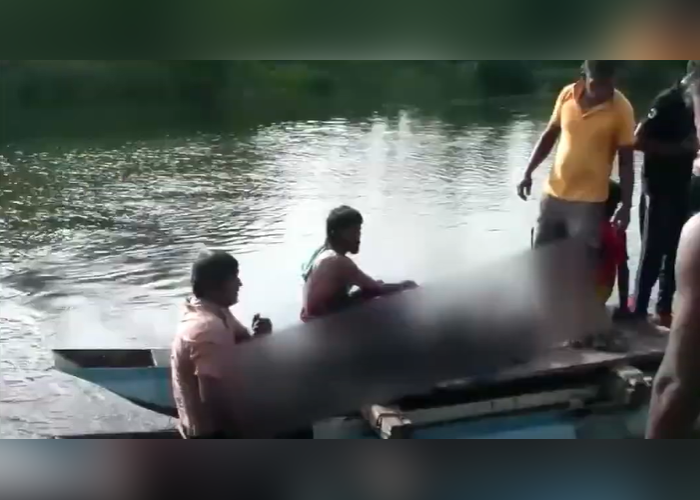 ඔරුවක් පෙරලීමෙන් දෙදරු පියෙක් මරුට