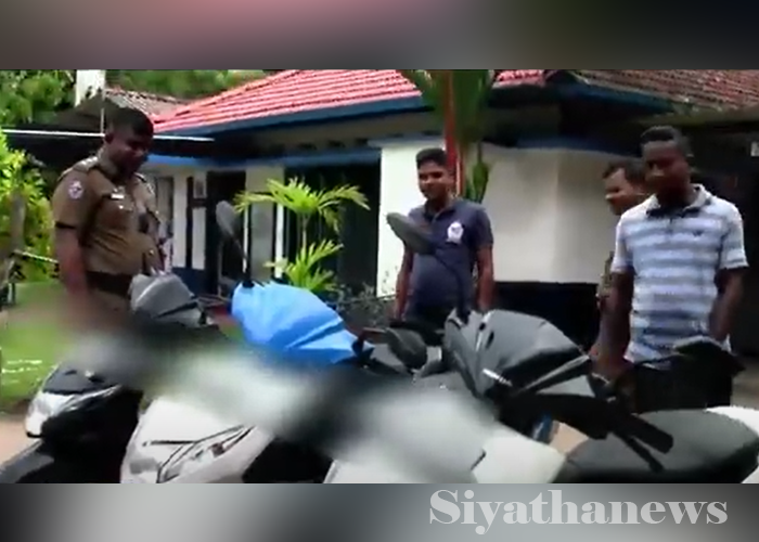 යතුරුපැදි සොරකම් කර පැහැය වෙනස් කළ 2ක් අත්අඩංගුවට