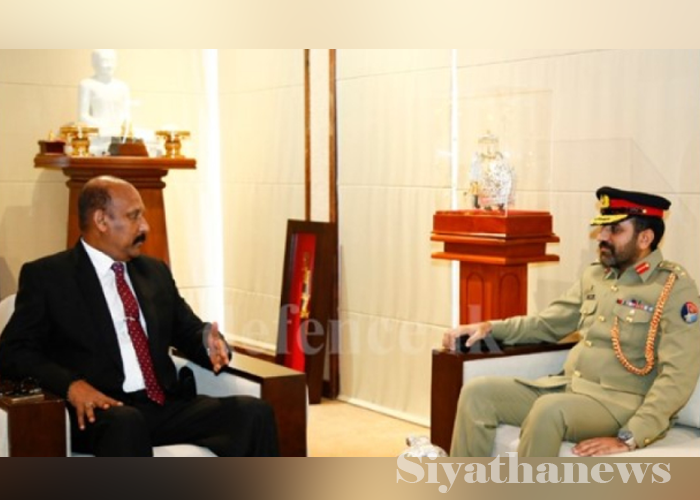 පාකිස්ථාන මහ කොමසාරිස් කාර්යාලයේ නව ආරක්‍ෂක උපදේශක, ආරක්‍ෂක ලේකම් හමුවෙයි