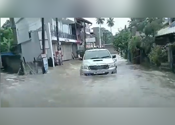 ගංවතුර පහව යන ලකුණු – අදත් ප්‍රදේශ කිහිපයකට වැසි(VIDEO)