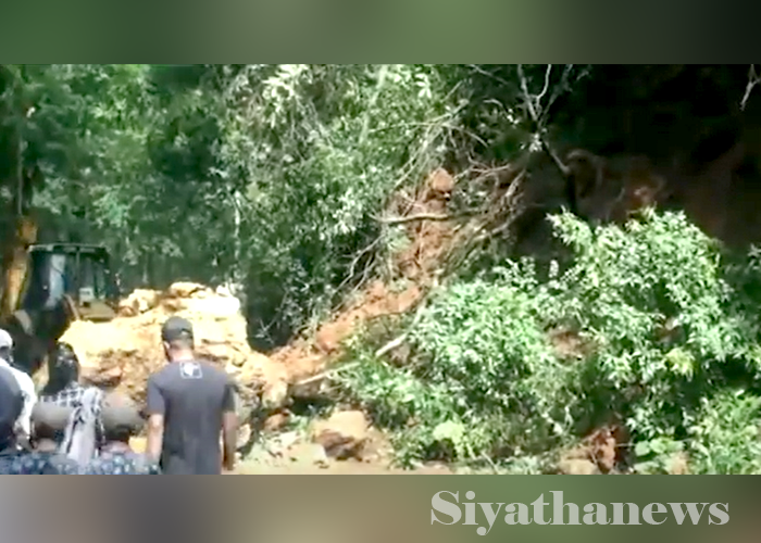 බලංගොඩ – කතරගම ප්‍රධාන මාර්ගයට පස් කන්දක් කඩා වැටෙයි