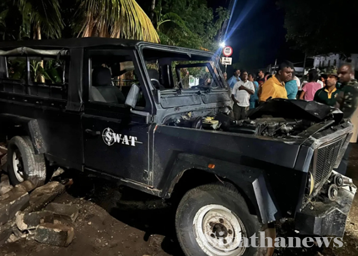 රිය අනතුරකින් STF නිලධාරීන් 2ක් මරුට