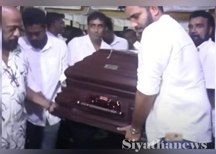 ජැක්සන් ඇන්තනීගේ දේහය නිවසට