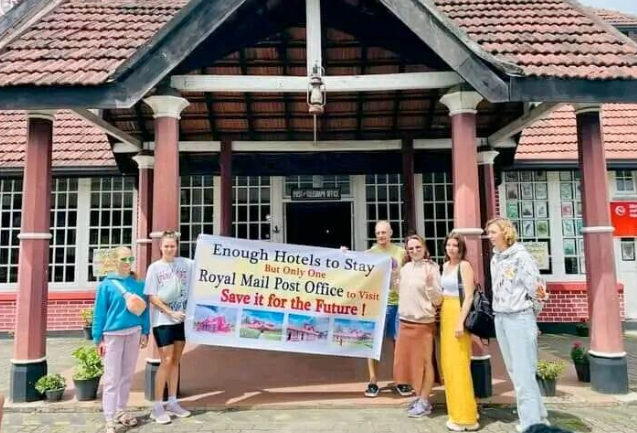 නුවරඑළිය තැපැල් කාර්යාලය හෝටලයක් වෙයි – විදේශකයින් විරෝධතාවයේ