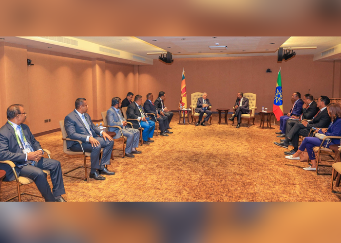 අප්‍රිකානු කලාපයේ නායකයන් සමඟ ජනපති සාකච්ඡාවක