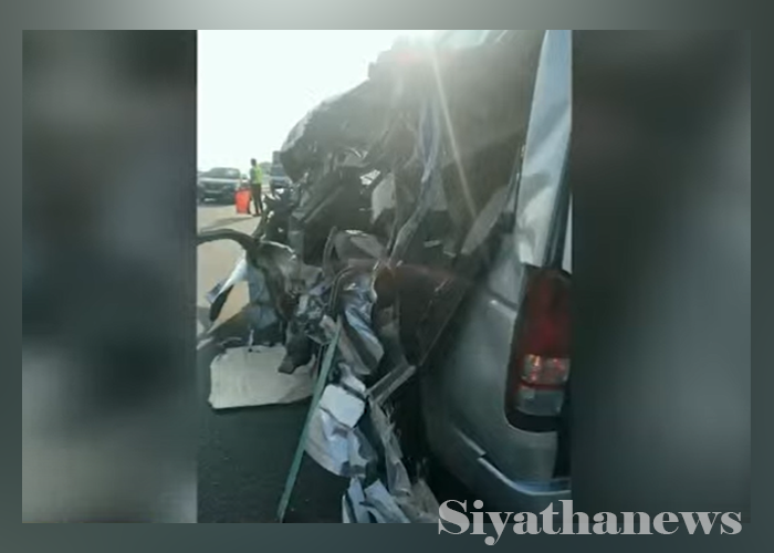 අධිවේගයේ තවත් මාරක රිය අනතුරක් – විදේශිකයෙකු මරුට(VIDEO)