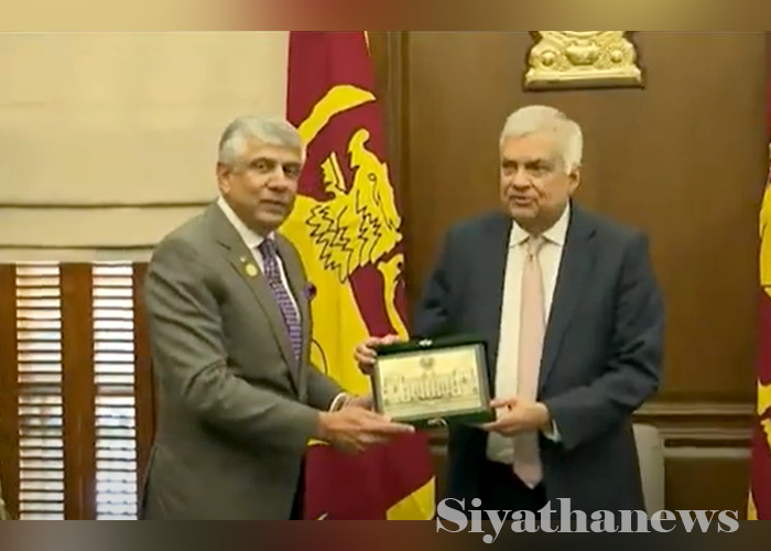 ජනපති සහ පාකිස්තාන ආරක්ෂක ලේකම්වරයා අතර හමුවක්(VIDEO)