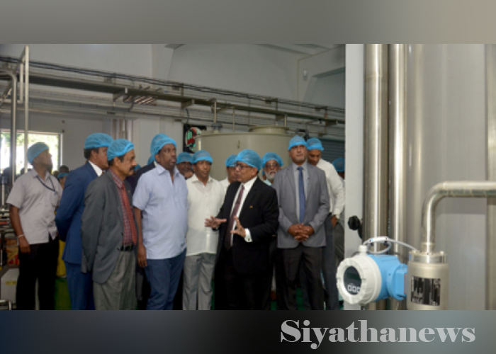 දියර කිරි නිෂ්පාදනය සඳහා නව කර්මාන්ත ශාලාවක්