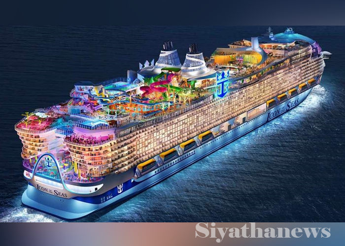 ටයිටැනික් පරදවන Icon of the Seas මංගල සංචාරයට සූදානම්(VIDEO)