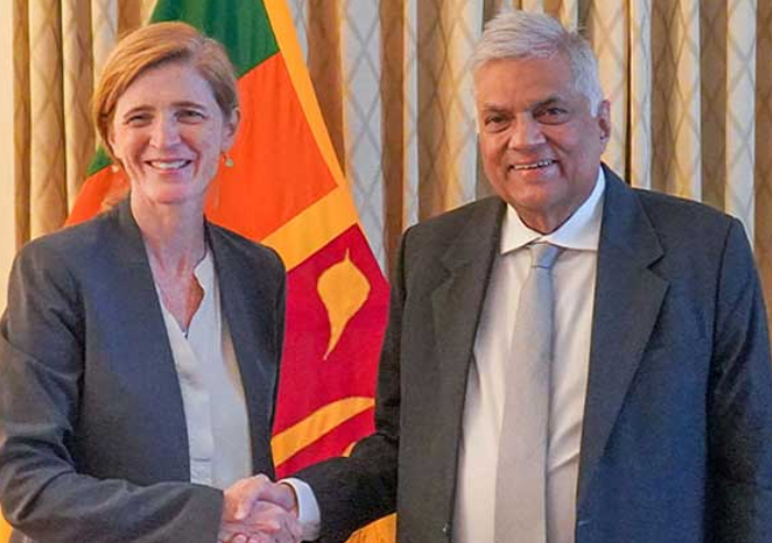 සමන්තා පවර් සහ ජනපති අතර සාකච්ඡාවක්