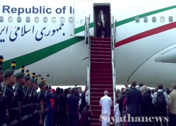 ඉරාන ජනපති දිවයිනට