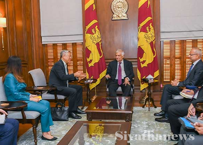 ඩොනල්ඩ් ලූ සහ ජනපති අතර හමුවක්