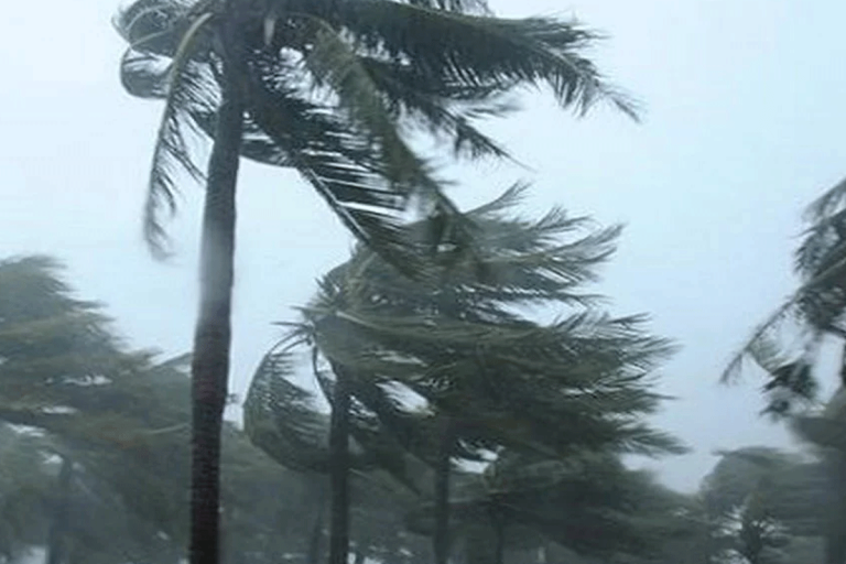 දැනට පවතින වැසි සහ සුළං තත්ත්වය තවදුරටත්