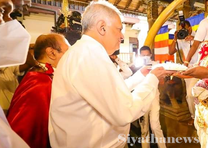 ජනපති දළදා මාලිගාවට