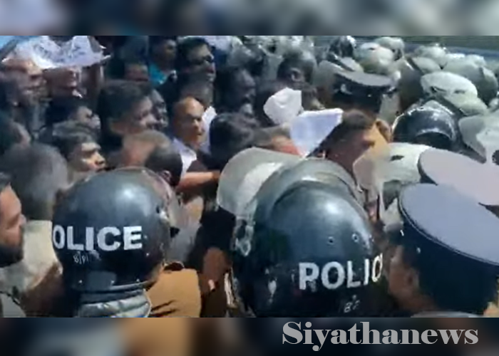 වතු කම්කරුවන් සහ පොලීසිය අතර උණුසුම් තත්ත්වයක් (VIDEO)