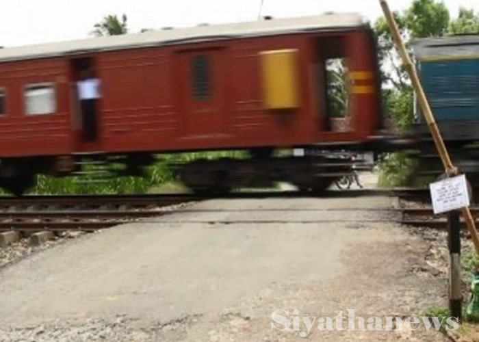 දුම්රියේ ගැටී පුද්ගලයෙකු මරුට