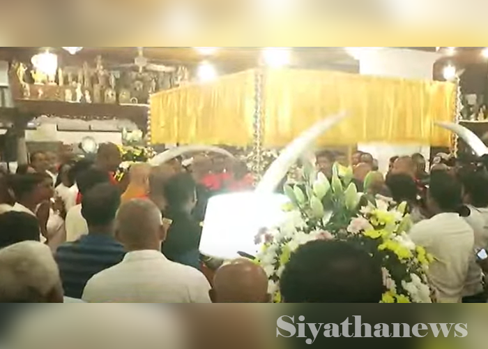 පොඩි හාමුදුරුවන්ගේ දේහය ගංගාරාමයට