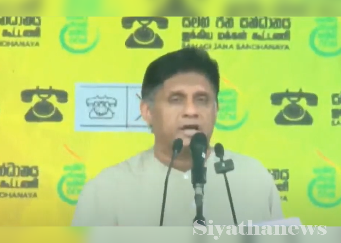 වීසා සහ පාස්පෝට් පෝලිම් හැදූ අය නීතිය හමුවට ගෙන බව කියන සජිත් (VIDEO)