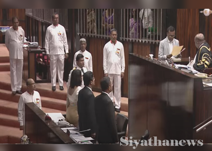 කරුණාරත්න පරණවිතාන දිවුරුම් දෙයි