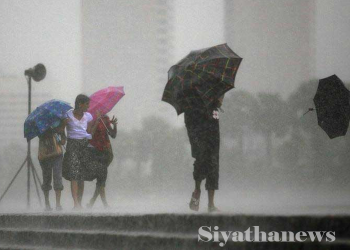 අද මි.මී. 100ට වැඩි තද වැසි