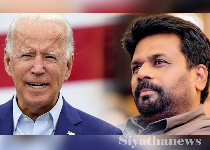 බයිඩන්ගෙන් ජනපති අනුරට සුබ පැතුම්