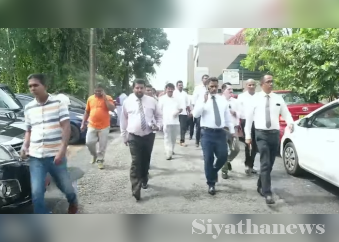 ජාතික ජනබලවේගයේ නවක මන්ත්‍රීවරුන් ජ.වි.පෙ ප්‍රධාන කාර්යාලයට (VIDEO)