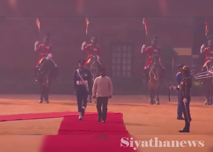 ජනපතිට ඉන්දීය රාජ්‍ය ගෞරව