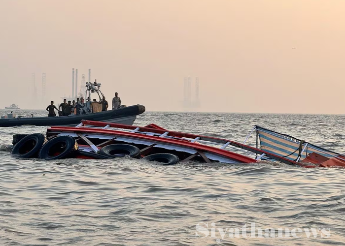 ඉන්දීය මුහුදේ නැවක් හැප්පෙයි – 13 ක් මරුට