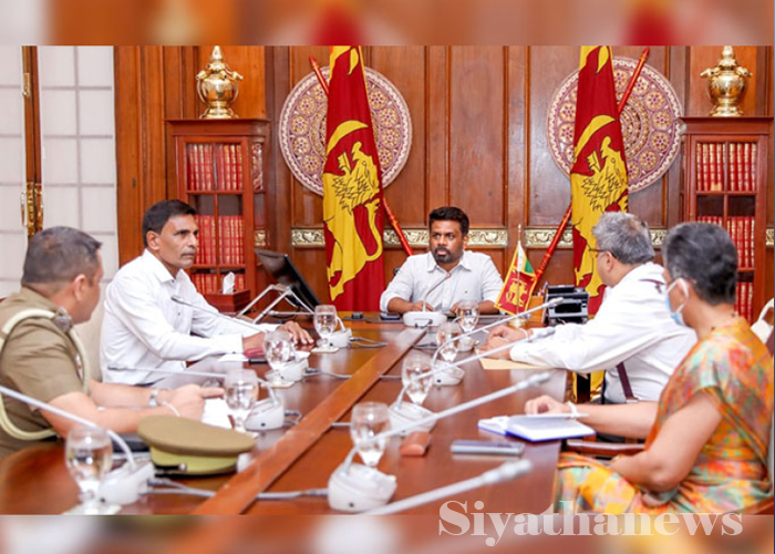 බන්ධනාගාර තුළ සිදු වන මත්ද්‍රව්‍ය ජාවාරම් මැඬ පැවැත්වීමට ජනපතිගෙන් උපදෙස්