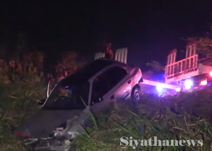 මෝටර් රථ අනතුරකින් තරුණයෙක් මරුට