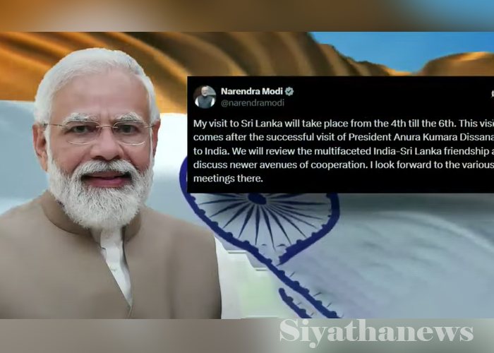 සංචාරය ගැන ඉන්දීය අගමැතිගෙන් එක්ස් පණිවිඩයක් (VIDEO)
