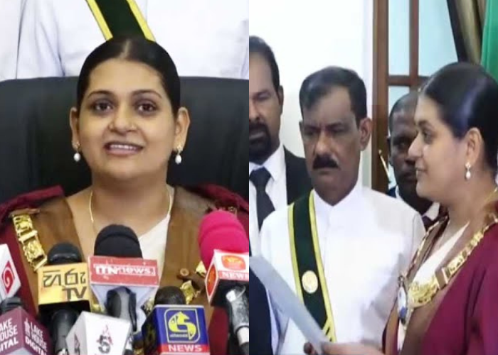කොළඹ මහානගර සභාවේ නගරාධිපතිනිය ධූරයේ වැඩ භාරගනී (video)