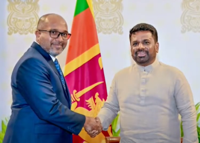 ජනපති අනුර හමුවූ මාලදිවයින් රාජ්‍ය ප්‍රධානීන් (VIDEO)