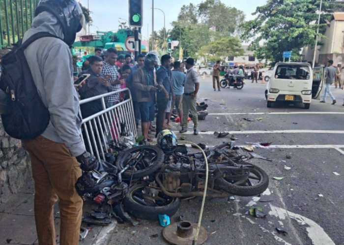 බ්‍රේක් නැති දොඹකරය එක අයෙකුට මරු කැදවයි – 7කට තුවාල (VIDEO)