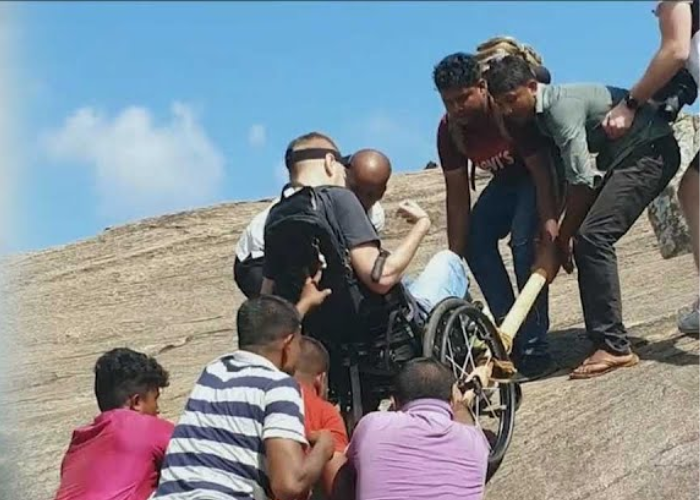 කිසිදු ආබාධයක් බාධා නොකරගෙන ස්වභාව සෞන්දර්ය විඳීමේ අයිතිය සියලු දෙනා සතුයි (VIDEO)