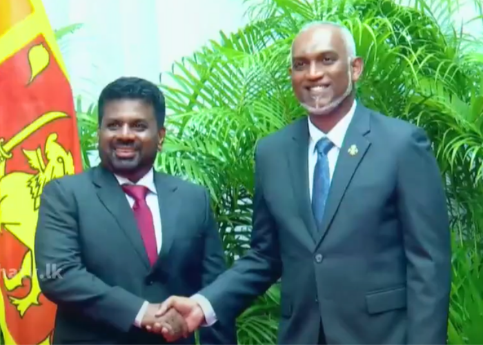 ජනපති අනුර සහ මාලදිවයින් ජනාධිපතිවරයා අතර ද්විපාර්ශ්වික සාකච්ඡා (VIDEO)