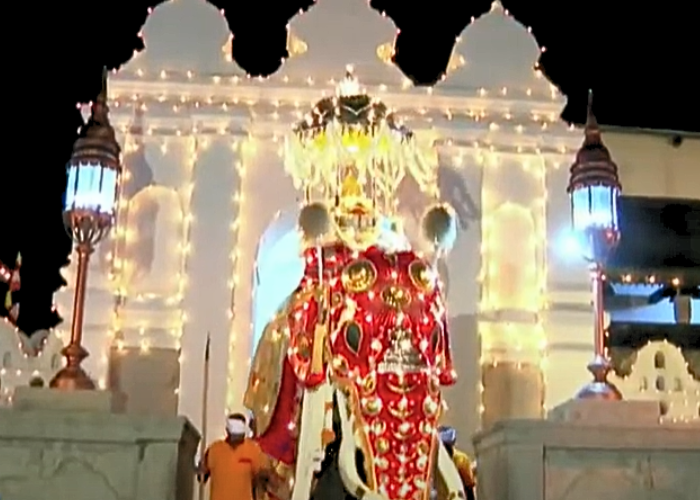 සෙංකඩගල ඇසළ පෙරහැර මංගල්‍යයේ අවසන් රන්දෝලි පෙරහැර අදයි (VIDEO)