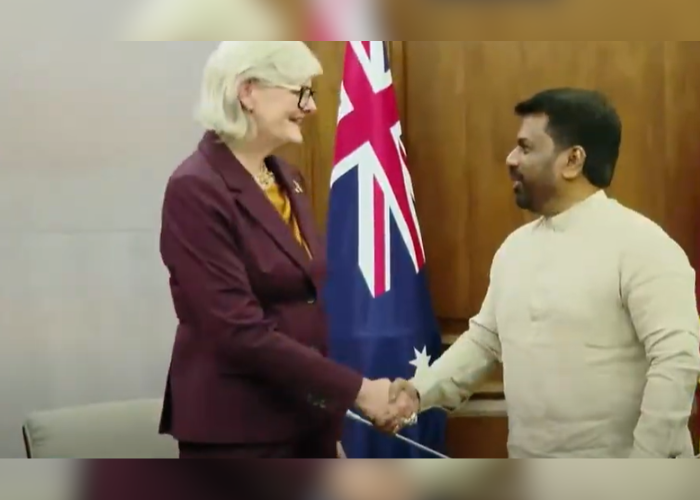 ජනපති හමු වූ ඕස්ට්‍රේලියානු අග්‍රාණ්ඩුකාරවරිය (VIDEO)