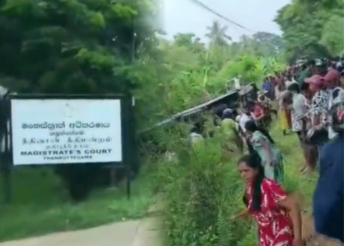 තලාව ප්‍රදේශයේ සිදු වූ රිය අනතුර සම්බන්ධයෙන් අත්අඩංගුවට ගත් බස් රියදුරු අද අධිකරණයට (VIDEO)