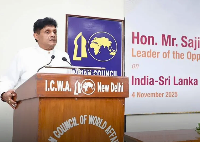 ඉන්දීය ලෝක කටයුතු පිළිබඳ කවුන්සිලය ඇමතූ සජිත්