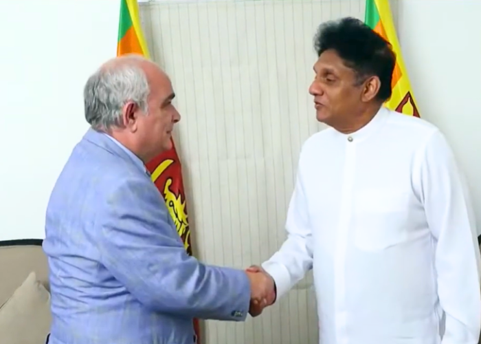 විපතටපත් ජනතාවට සහන ලබා ගැනීමේ අරමුණින් මෙරට රුසියානු තානාපතිවරයා හමු වූ සජිත් (VIDEO)