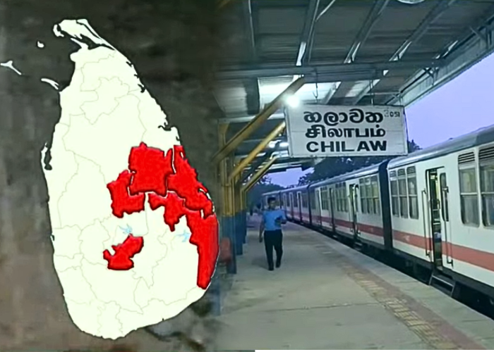 ප්‍රදේශ රැසකට අදත් වැසි – යළි ඇරඹුණු හලාවත කොළඹ දුම්රිය (VIDEO)
