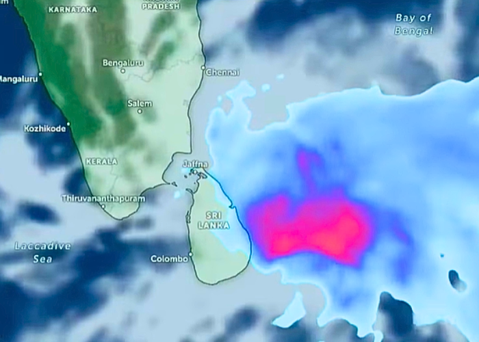 කාලගුණය රතුවෙයි – ආයෙත් සුළි කුණාටුවක්ද (VIDEO)