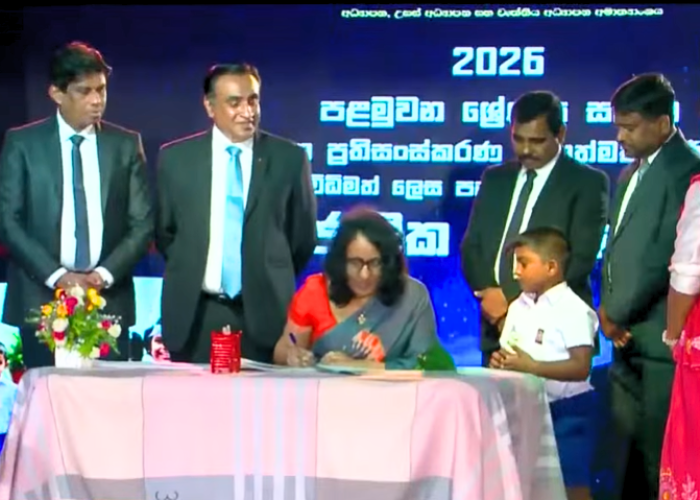 අලුත් වෙන්න 1ට එන පුංචි පැටවු (VIDEO)