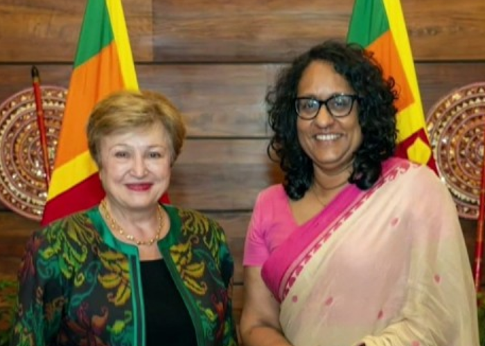 අගමැති, මහ බැංකු අධිපති සහ ව්‍යාපාරික ප්‍රජාව හමු වූ ක්‍රිස්ටලීනා (VIDEO)