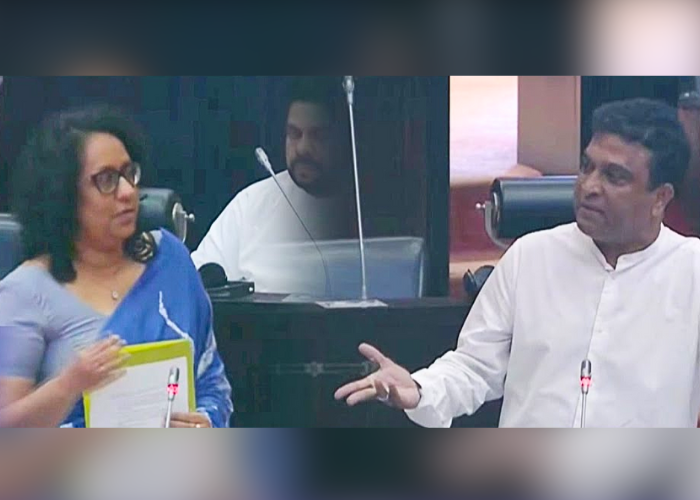 නලින්ට සැරට පිළිතුරු දුන් හරිනි (VIDEO)