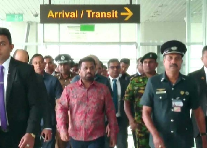 ඉන්දීය සංචාරය නිමවූ ජනපති දිවයිනට (VIDEO)