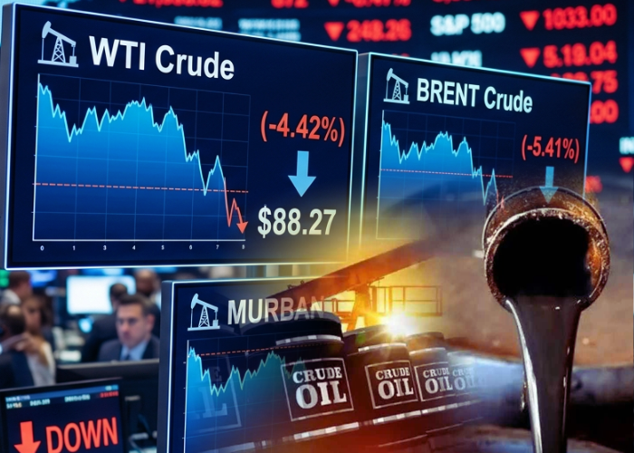 බොරතෙල් මිල පහළට